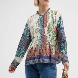 Johnny Was Lace Evette Blouse Sz 1X